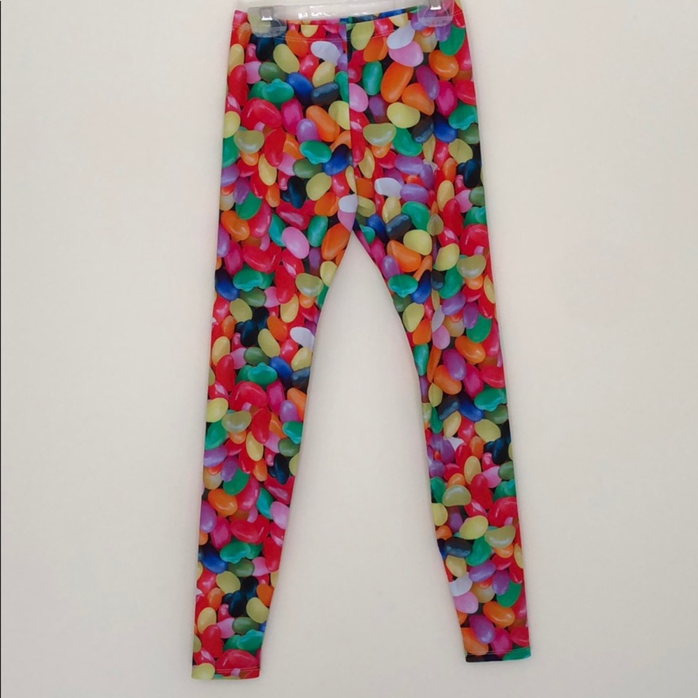 Leggings jellybean pattern - multicolor